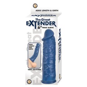 The Great Extender Penis Sleeve (Option: Blue 6")