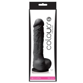 Colours Pleasures Dildo (Option: Black 5")