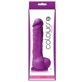 Colours Pleasures Dildo (Option: Purple 5")
