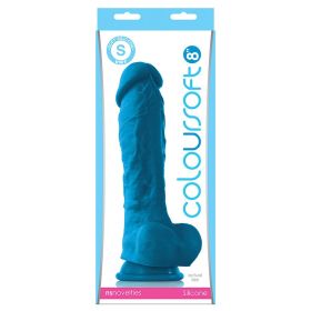 Coloursoft Dildo (Option: Blue 8")