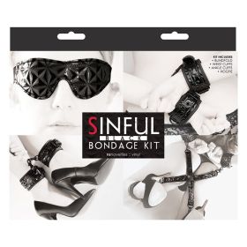 Sinful Bondage Kit (Option: Black)