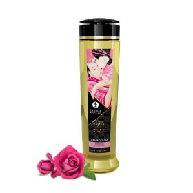 Massage Oils (Option: Aphrodisia  8 Fl. Oz. Rose Petals)