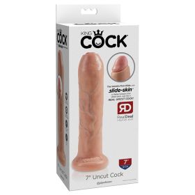 King Cock Uncut Cock (Option: Light 7")