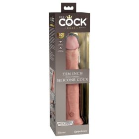 King Cock Elite Dual Density Silicone Cock (Option: Light 10")