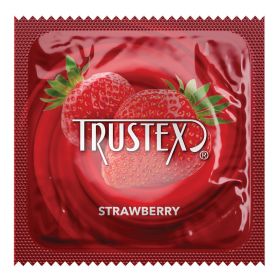 Trustex Flavored Condom (Option: Strawberry (Bulk))