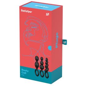 Satisfyer Booty Call Plugs (Option: Black (Set Of 3))