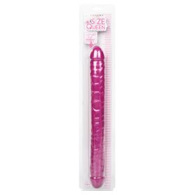 Size Queen Double Dildo (Option: Pink 17")