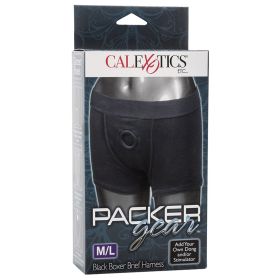 Packer Gear Boxer Brief Harness (Option: Black M/L)