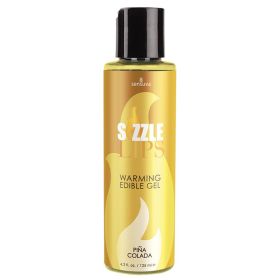 Sensuva Sizzle Lips Warming Edible Gel (Option: Pina Colada 4.2oz)