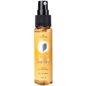 Sensuva Deeply Love You Throat Relaxing Spray (Option: Butter Rum 1oz)