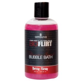 Sensuva Big Flirt Pheromone Bubble Bath (Option: Berry Flirty 8oz)