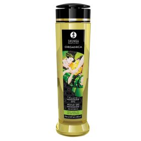 Shunga Organica Kissable Massage Oil (Option: Exotic Green Tea 8oz)