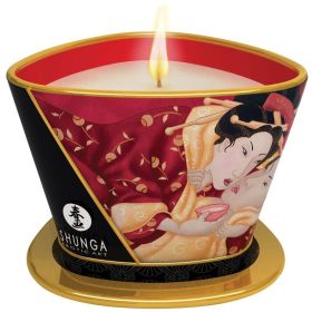 Shunga Massage Candle (Option: Sparkling Strawberry Wine 5.7oz)