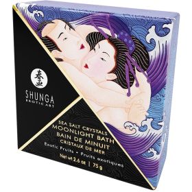 Shunga Moonlight Bath Sea Salt Crystals (Option: Exotic Fruits 2.6oz)