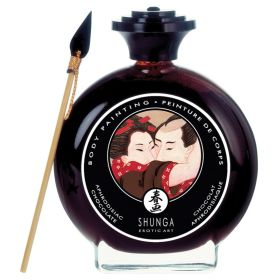 Shunga Body Painting (Option: Aphrodisiac Chocolate 3.5oz)
