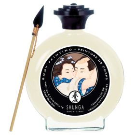 Shunga Body Painting (Option: Vanilla Chocolate Temptation 3.5oz)