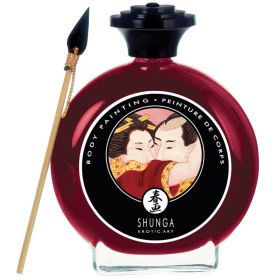 Shunga Body Painting (Option: Sparkling Strawberry Wine 3.5oz)