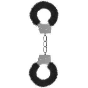 Ouch! Beginner's Furry Handcuffs (Option: Black)