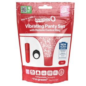 Screaming O My Secret 4T Panty Vibe (Option: Red)