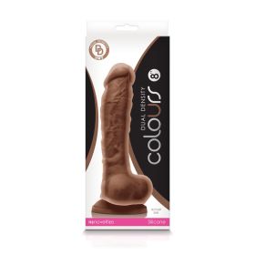 Colours (Option: Dual Density  8 Inch Dildo  Brown)