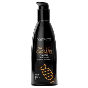 Wicked Aqua Flavored Lube (Option: Salted Caramel 2oz)