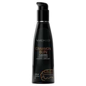Wicked Aqua Flavored Lube (Option: Cinnamon Bun 4oz)