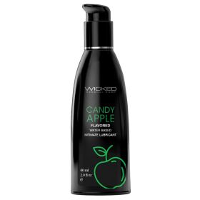 Wicked Aqua Flavored Lube (Option: Candy Apple 2oz)