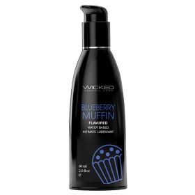 Wicked Aqua Flavored Lube (Option: Blueberry Muffin 2oz)