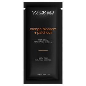 Wicked Sensual Massage Cream (Option: Orange Blossom + Patchouli Scented 10ml)