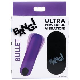 Bang Vibrating Bullet with Remote Control (Option: Purple)