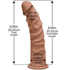The D (Option: Ragin' D 8 Inch  Caramel)