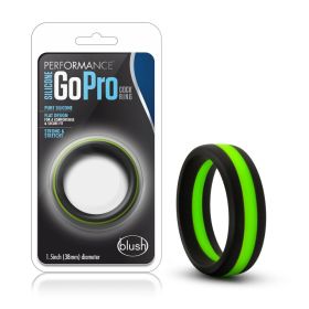 Performance (Option: Silicone Go Pro Cock Ring   Black/green/black)