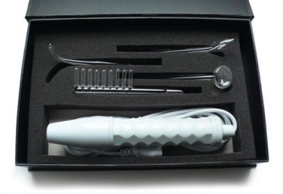 Neon Wand Electrosex Kit (Option: White Handle  Red  Electrode)