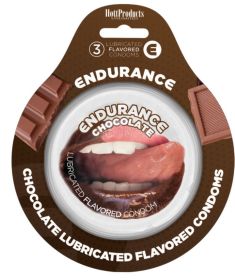 Endurance Condoms (Option: Chocolate 3 Pack)