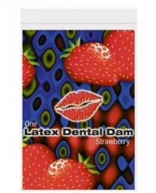 Latex Dental Dam Strawberry (SKU: T6020)