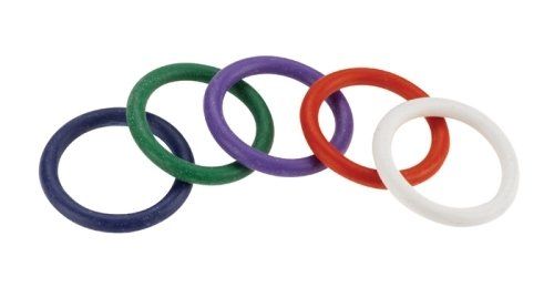 Rubber C (Option: Ring Set  1.25 Inches  Rainbow)