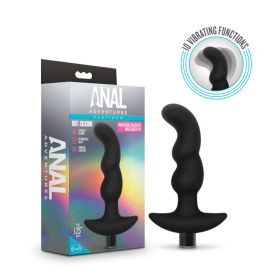 Anal Adventures (Option: Platinum  Silicone Vibrating  Prostate Massager 03 Black)