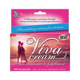 Viva Cream (Option: 3 Count Box  10ml Tubes)