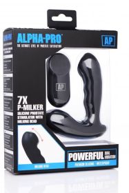 7x P (Option: Milker Silicone Prostate Stimulator With Milking Bead)