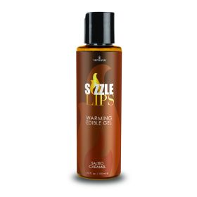 Sizzle Lips Warming Edible Gel (Option: Salted Caramel  4.2 Fl. Oz. / 125 ml)