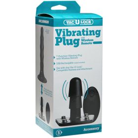 Vac (Option: ULock  Vibrating Plug With Snaps & Wireless Remote)