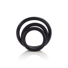 Rubber Ring 3 Piece Set (Option: Black)
