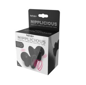 Nipplicious (Option: Vibrating Nipple Suction Cups   Black)