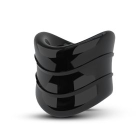 Stay Hard (Option: Beef Ball Stretcher Snug X Long  1 Inch Diameter  Black)