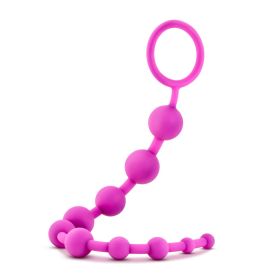Luxe Silicone 10 Beads (Option: Fuchsia)