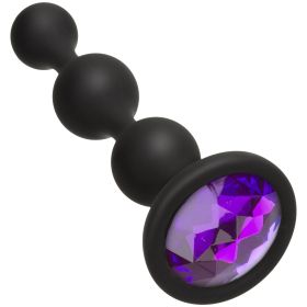 Booty Bling (Option: Wearable Silicone Beads  Purple)